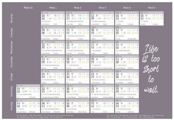 2022 Feng Shui Wall Calendar - Image 3